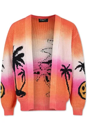 BARROW Patterned-intarsia cotton cardigan