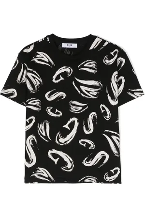 Msgm Logo-print cotton T-shirt