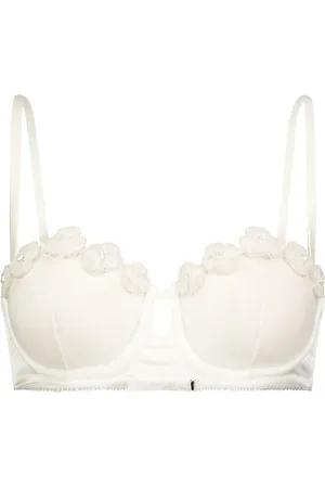 Kiki de Montparnasse Chouchou floral-appliqu?? balconette bra