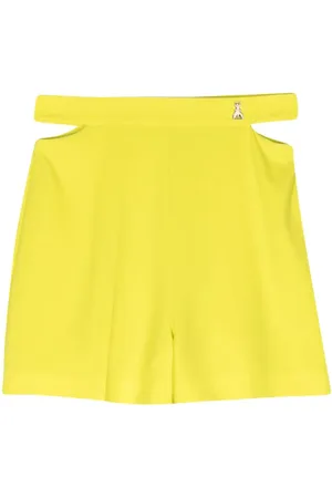 Patrizia Pepe Cut-out high-waist shorts