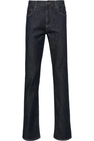 CANALI Slim-cut denim pants