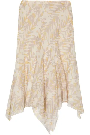 Patrizia Pepe Zebra-print chiffon midi skirt
