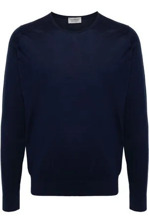 JOHN SMEDLEY Cotton crew-neck jumper