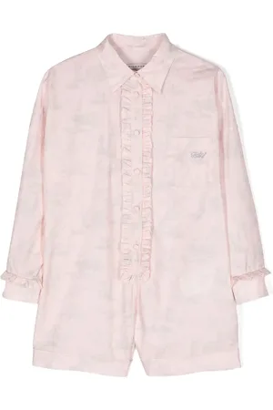 PHILOSOPHY DI LORENZO SERAFINI Toile de Jouy-print poplin playsuit