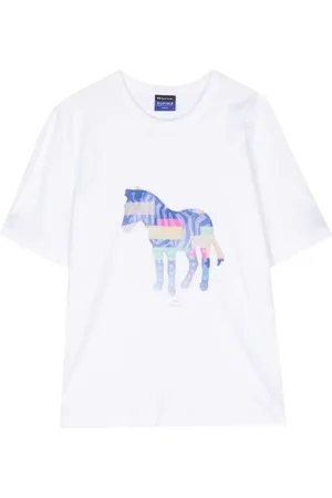 Paul Smith Zebra-print cotton T-shirt