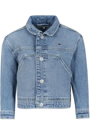 Tommy Hilfiger Logo-embroidered denim jacket