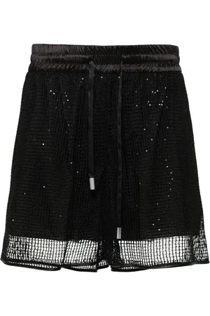 PESERICO SIGN Sequin-embellished shorts