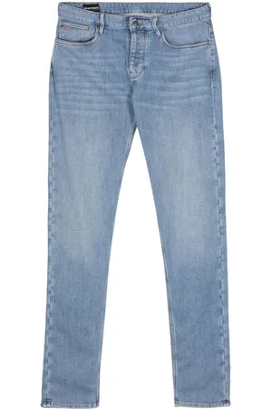 Emporio Armani Low-rise slim-fit jeans