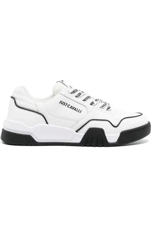Roberto Cavalli Logo-embossed chunky sneakers
