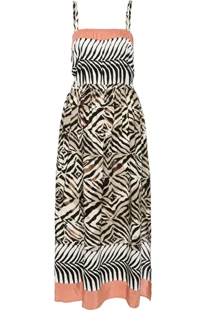 Liu Jo Zebra-print midi dress