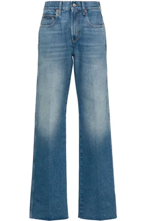 Gucci Low-rise wide-leg jeans