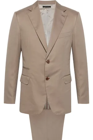BRIONI Single-breasted twill suit