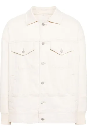 CROQUIS Classic-collar cotton-blend denim jacket