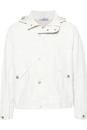Stone Island Logo-print hooded jacket