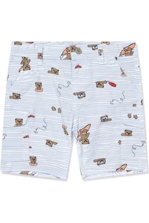 Guess Bear-print cotton shorts