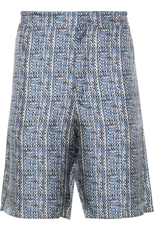 Fendi FF-print silk short