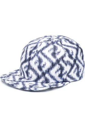 Fendi FF logo-print silk baseball cap
