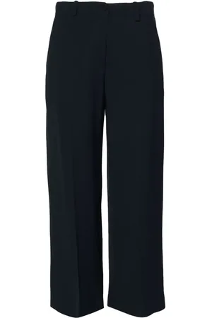 ERIKA CAVALLINI Straight-leg cropped trousers