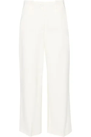 ERIKA CAVALLINI Straight-leg cropped trousers