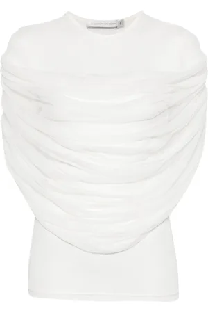 CHRISTOPHER ESBER Sonora draped-panel T-shirt