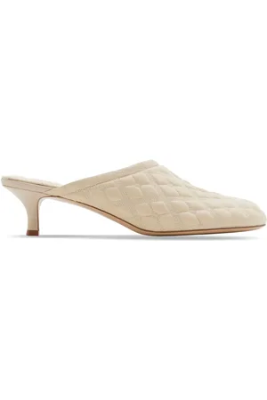 Burberry Embroidered quilted mules