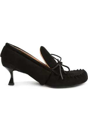 J.W.Anderson Bow-detail kitten-heel moccasins