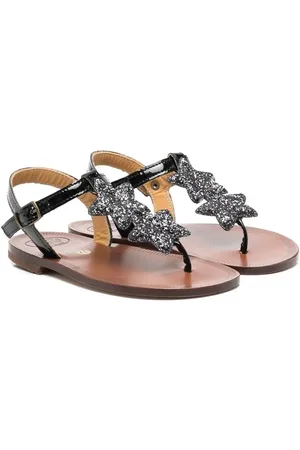 PèPè Star-patch thong-strap sandals