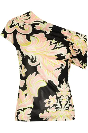 ETRO Kesa twill-print blouse - Black