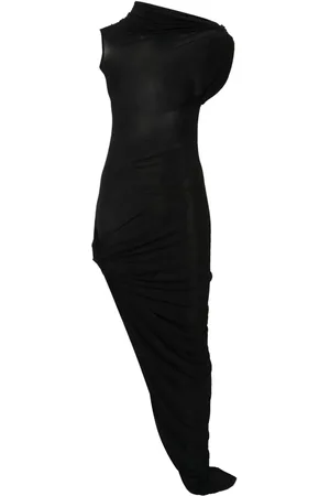 Rick Owens Asymmetric jersey maxi dress