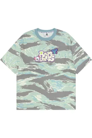 A Bathing Ape Camouflage-print cotton T-shirt