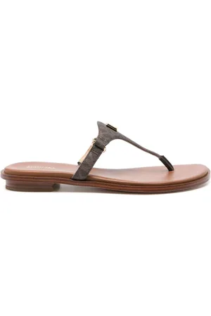 Michael Kors Jillian logo-plaque sandals