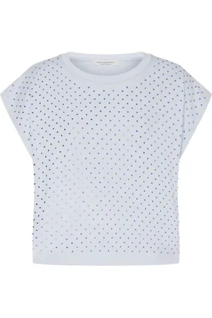 Serafini Rhinestone-embellished cotton T-shirt