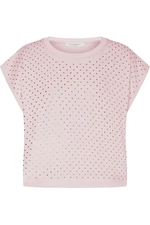 Serafini Rhinestone-embellished cotton T-shirt