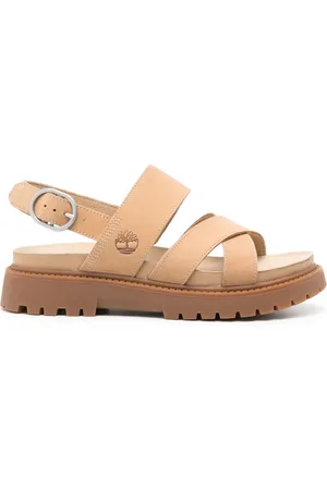 Timberland Logo-debossed leather sandals