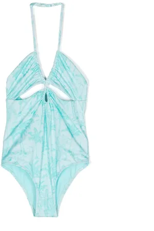 MC2 SAINT BARTH Kinsley palm tree-print swimsuit