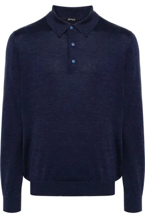 Kiton Fine knit polo shirt