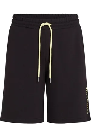 Karl Lagerfeld Organic-cotton track shorts