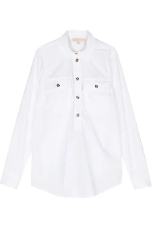 Michael Kors Collared poplin blouse
