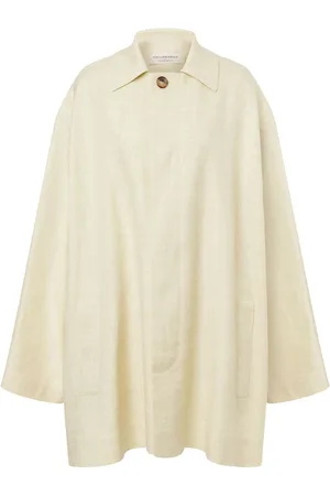 Serafini Pointed-flat collar coat