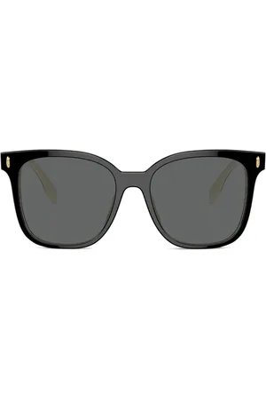 Tory Burch Logo-plaque square-frame sunglasses