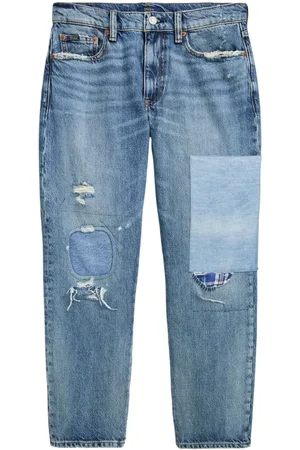 Ralph Lauren Patchwork high-rise jeans