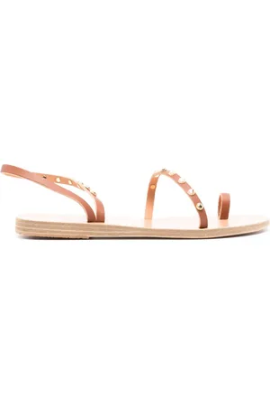 Ancient Greek Sandals Eleftheria bee leather sandals