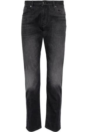 Emporio Armani Mid-rise slim-fit jeans