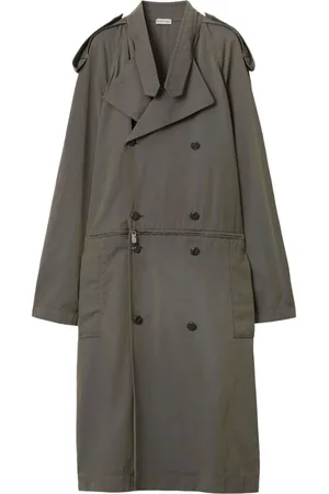 Burberry Cotton-linen blend trench dress