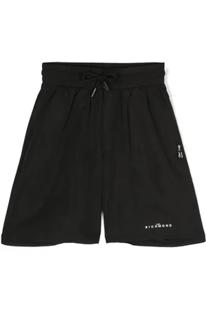 John Richmond Logo-print swim shorts