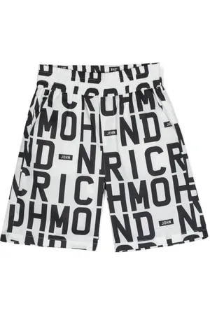 John Richmond Logo-print swim shorts