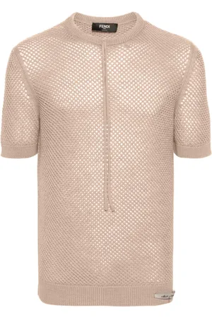 Fendi Open-knit wool T-shirt