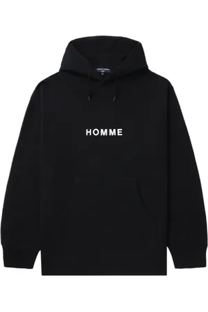 Comme des Garçons Homme-print cotton hoodie