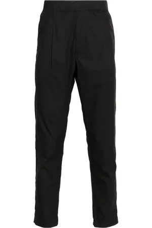 LOW BRAND Pleat-detail tapered-leg trousers