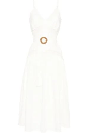 Twin-Set Floral-embroidered dress